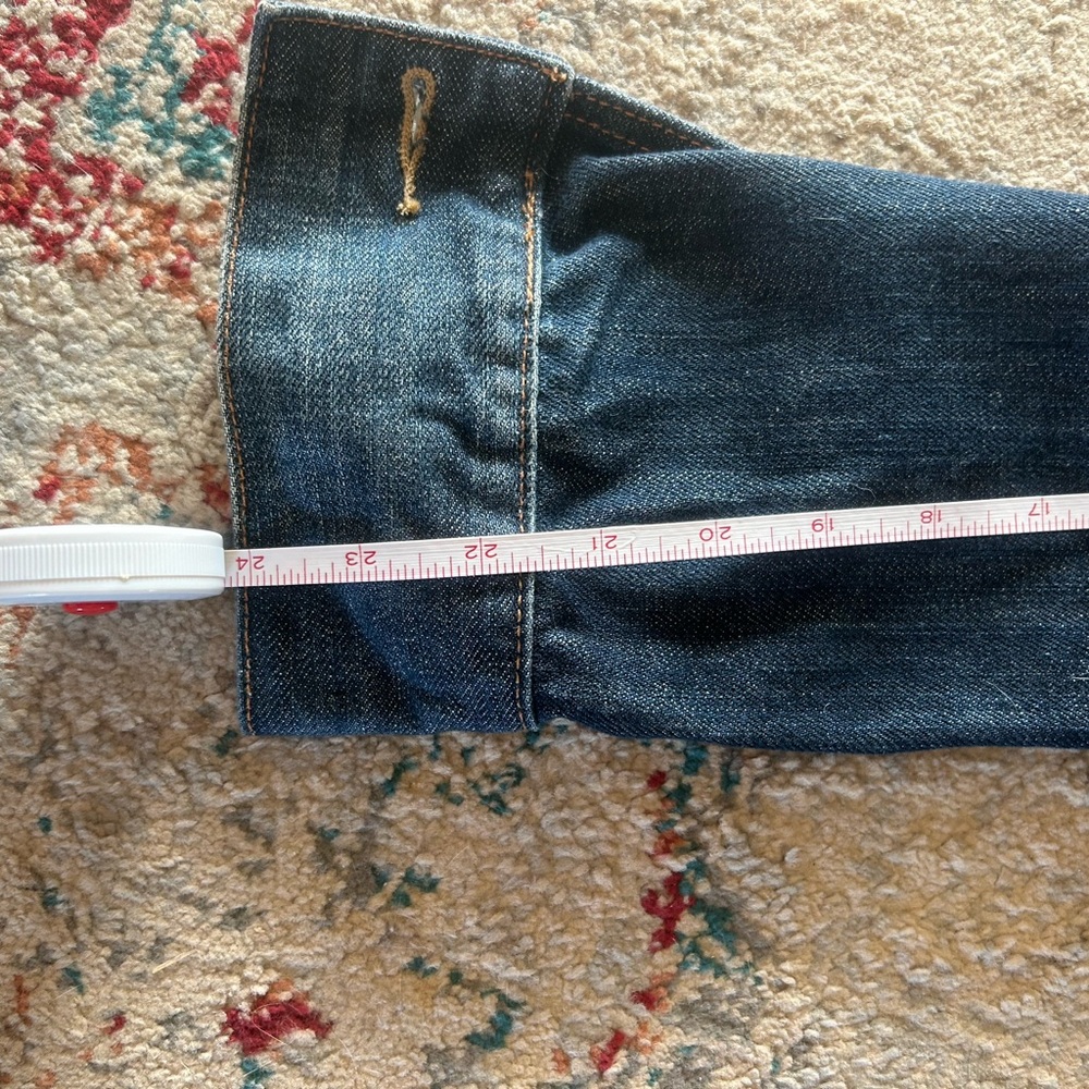 Dark Blue Denim Jacket Lucky Brand - Picture 6 of 10